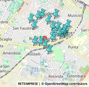 Mappa Viale Don G. Minzoni, 41125 Modena MO, Italia (0.735)