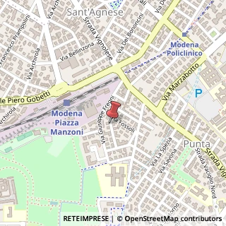 Mappa Via Camogli,  7, 41100 Modena, Modena (Emilia Romagna)