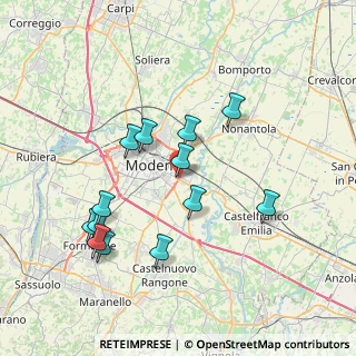 Mappa Via Emilia Est, 41122 Modena MO, Italia (7.38923)