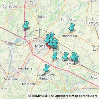 Mappa Via Emilia Est, 41122 Modena MO, Italia (5.71143)