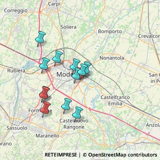 Mappa Via Emilia Est, 41122 Modena MO, Italia (6.61)