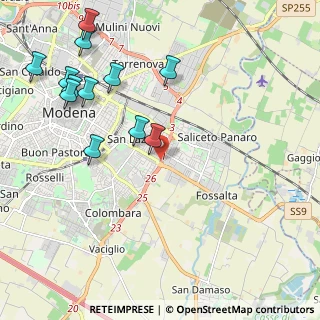 Mappa Via Emilia Est, 41122 Modena MO, Italia (2.5175)
