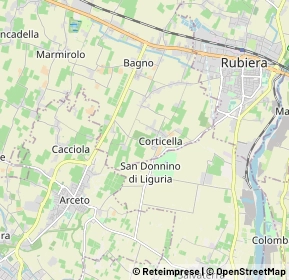 Mappa Via Paolo Monzani, 42122 Corticella RE, Italia (3.3525)