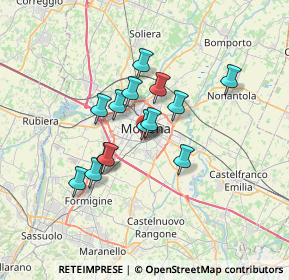 Mappa Via Adria, 41125 Modena MO, Italia (5.24429)