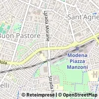 Mapa Modena