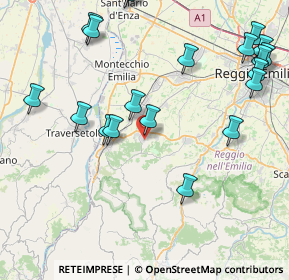 Mappa Via San Francesco, 42020 Quattro Castella RE, Italia (10.3345)