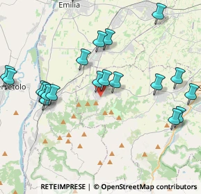 Mappa Via San Francesco, 42020 Quattro Castella RE, Italia (4.6625)