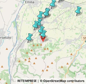 Mappa Via San Francesco, 42020 Quattro Castella RE, Italia (4.65692)