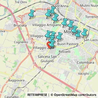 Mappa Via Carlo Forlanini, 41126 Modena MO, Italia (1.91286)