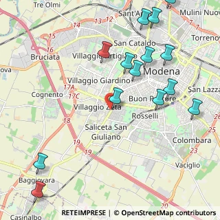 Mappa Via Carlo Forlanini, 41126 Modena MO, Italia (2.425)