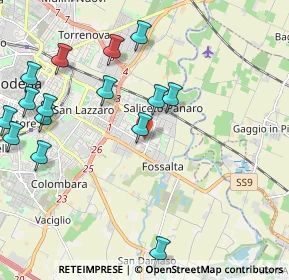 Mappa Via J.S. Bach, 41122 Modena MO, Italia (2.69529)