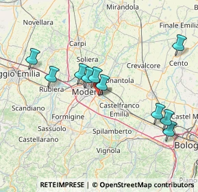 Mappa Via J.S. Bach, 41122 Modena MO, Italia (20.07385)