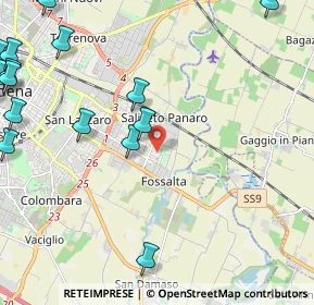 Mappa Via Riccardo Wagner, 41122 Modena MO, Italia (3.31938)