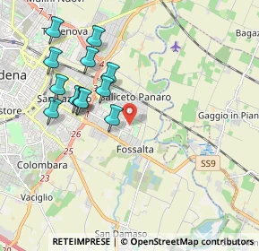 Mappa Via Riccardo Wagner, 41122 Modena MO, Italia (1.9725)