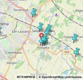 Mappa Via Riccardo Wagner, 41122 Modena MO, Italia (1.57818)