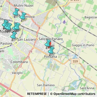 Mappa Via Riccardo Wagner, 41122 Modena MO, Italia (3.20364)
