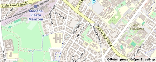 Mappa Modena