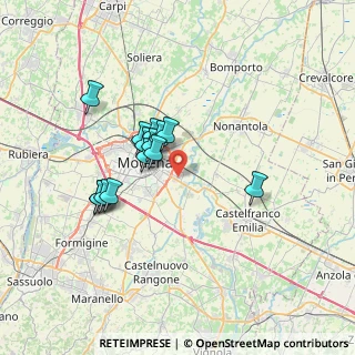 Mappa Via degli Scarlatti, 41122 Modena MO, Italia (5.75429)