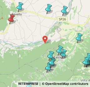 Mappa Via Comba Gavassa, 12036 Revello CN, Italia (3.3235)