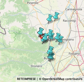 Mappa Via Comba Gavassa, 12036 Revello CN, Italia (9.07333)