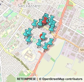 Mappa Via Aurelio Saffi, 41125 Modena MO, Italia (0.3195)