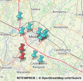 Mappa Via Aurelio Saffi, 41125 Modena MO, Italia (6.43)