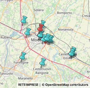 Mappa Via Aurelio Saffi, 41125 Modena MO, Italia (5.62867)