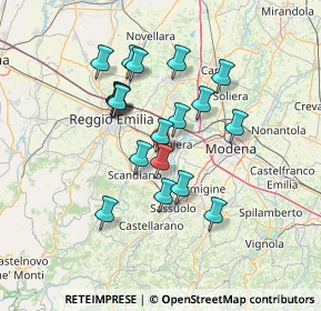 Mappa Via Madonna di Corticella, 42122 Corticella RE, Italia (11.97211)