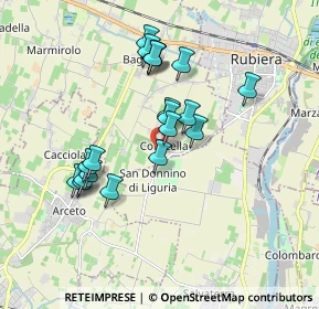 Mappa Via Madonna di Corticella, 42122 Corticella RE, Italia (1.633)