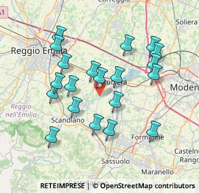 Mappa Via Madonna di Corticella, 42122 Corticella RE, Italia (7.134)