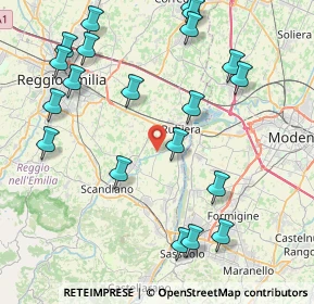 Mappa Via Madonna di Corticella, 42122 Corticella RE, Italia (9.8815)