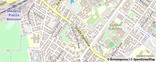 Mappa Modena