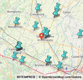Mappa Via Maestri del Lavoro, 40017 San Giovanni in Persiceto BO, Italia (9.3005)