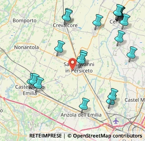 Mappa Via Maestri del Lavoro, 40017 San Giovanni in Persiceto BO, Italia (10.385)