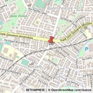 Mappa Via Fratelli Rosselli, 33, 41125 Modena, Modena (Emilia Romagna)