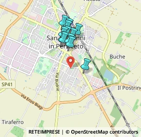Mappa Via Alessandro Volta, 40017 San Giovanni in Persiceto BO, Italia (0.7325)