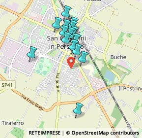 Mappa Via Alessandro Volta, 40017 San Giovanni in Persiceto BO, Italia (0.81933)