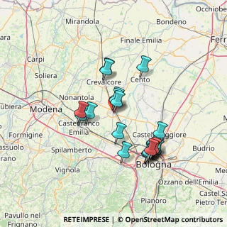 Mappa Via Alessandro Volta, 40017 San Giovanni in Persiceto BO, Italia (12.823)