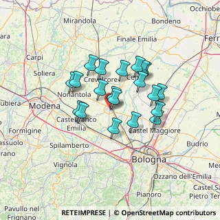 Mappa Via Alessandro Volta, 40017 San Giovanni in Persiceto BO, Italia (10.6315)