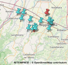 Mappa Via Risorgimento, 42020 Quattro Castella RE, Italia (12.22333)