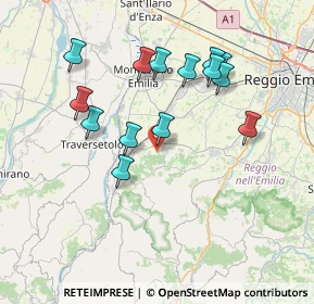 Mappa Via Risorgimento, 42020 Quattro Castella RE, Italia (7.18643)