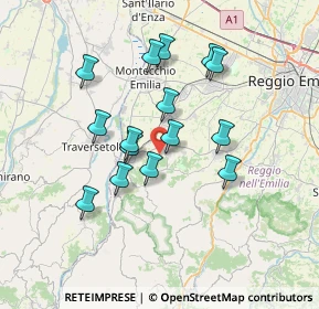 Mappa Via Risorgimento, 42020 Quattro Castella RE, Italia (6.262)