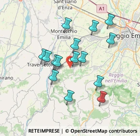 Mappa Via Risorgimento, 42020 Quattro Castella RE, Italia (6.45133)