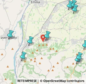 Mappa Via Risorgimento, 42020 Quattro Castella RE, Italia (6.73)