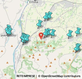Mappa Via Risorgimento, 42020 Quattro Castella RE, Italia (4.6005)