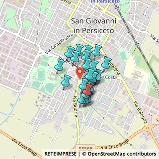 Mappa Via Budrie Vecchia, 40017 San Giovanni In Persiceto BO, Italia (0.26154)
