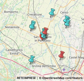 Mappa Via Budrie Vecchia, 40017 San Giovanni In Persiceto BO, Italia (6.215)