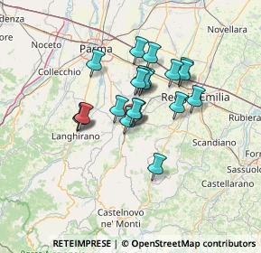 Mappa Via Caduti del Lavoro, 42020 San Polo d'Enza RE, Italia (10.084)