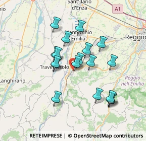 Mappa Via Caduti del Lavoro, 42020 San Polo d'Enza RE, Italia (6.295)