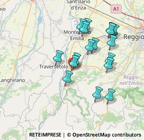 Mappa Via Caduti del Lavoro, 42020 San Polo d'Enza RE, Italia (6.91235)